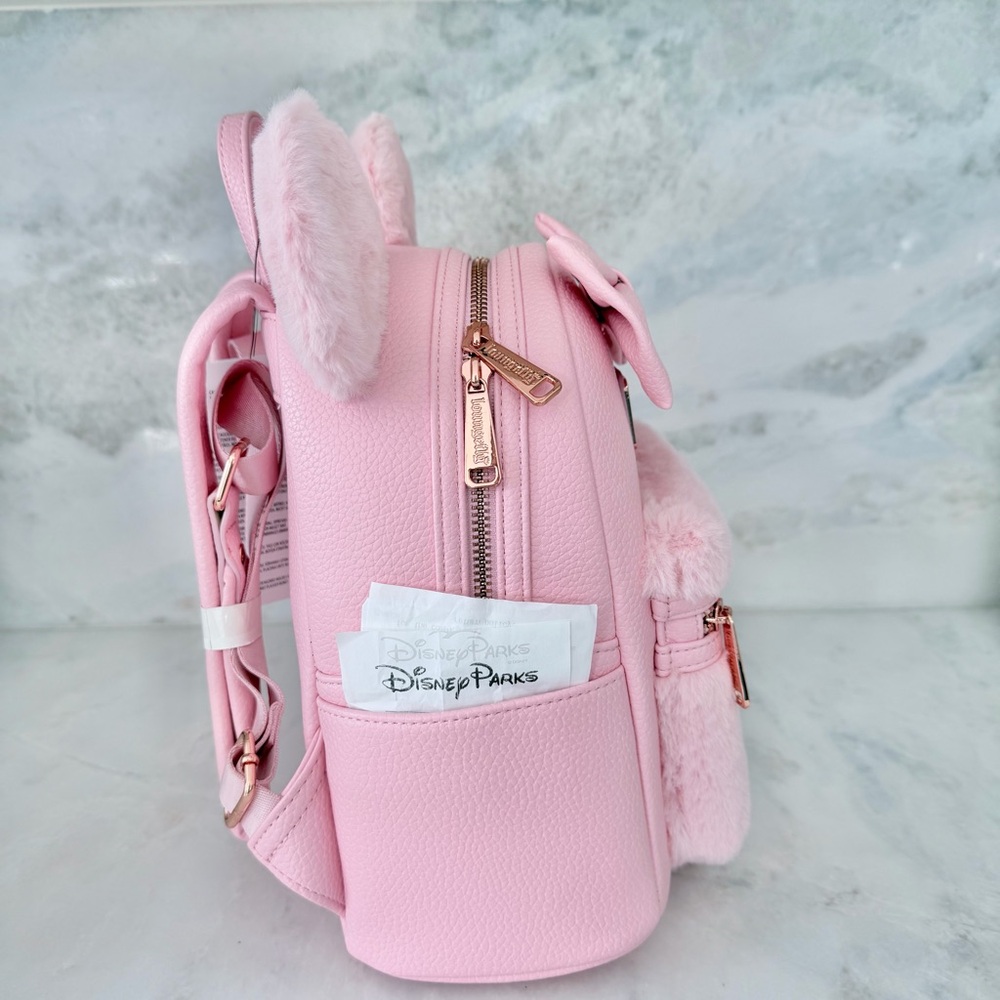 NEW Loungefly Disney Exclusive Piglet Pink Minnie Ears Backpack - Picture 3 of 5